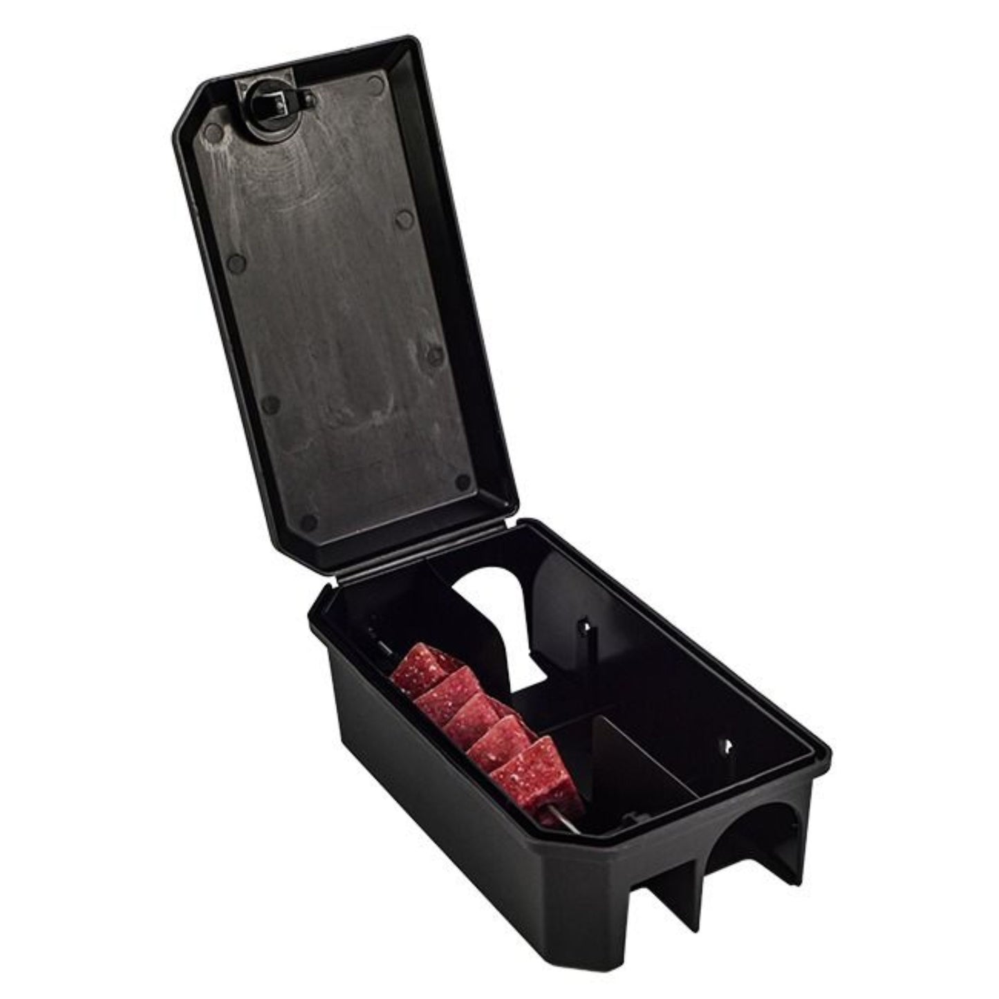 Compact Rat Bait Station with Bait