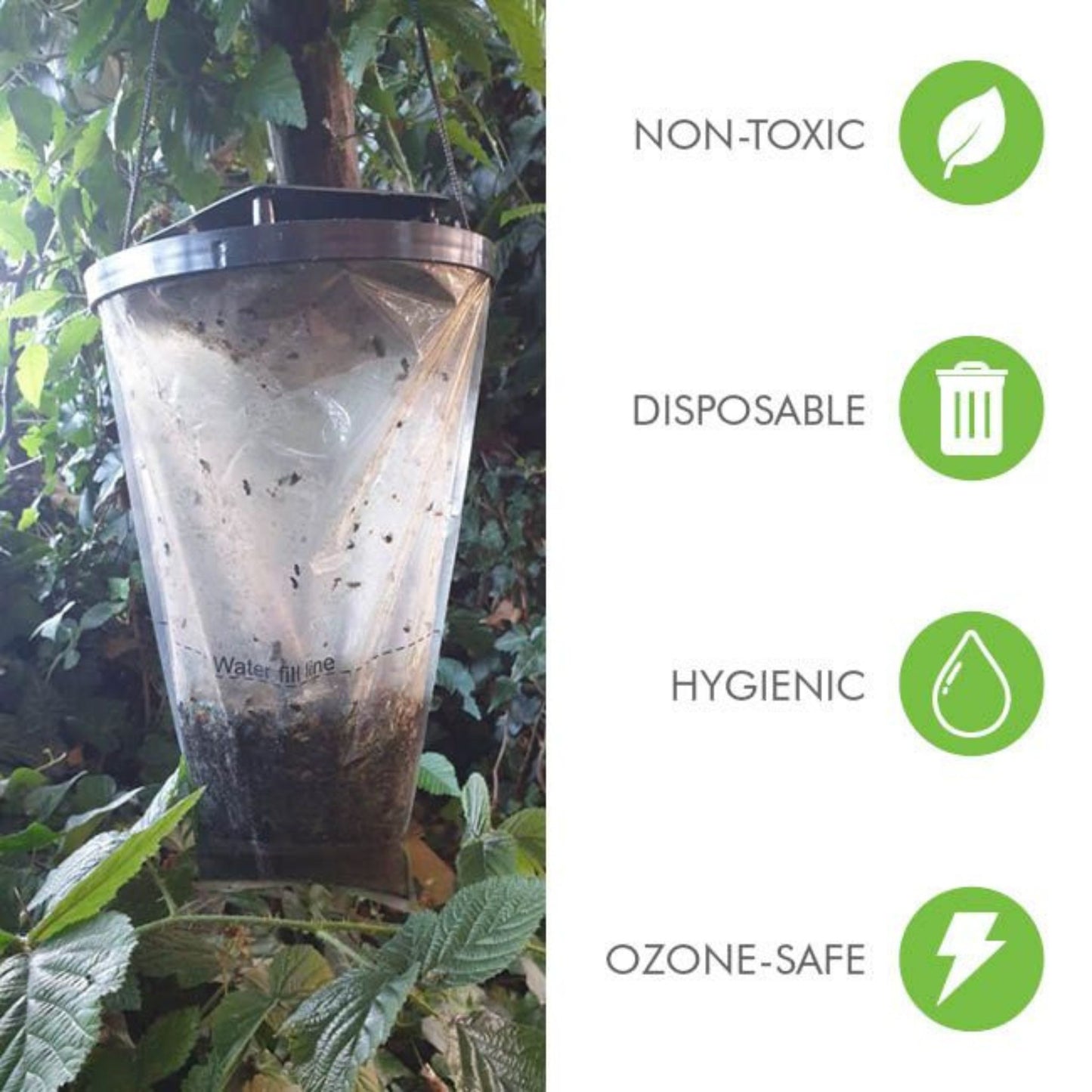 Eradisect Non-Toxic Fly Trap Bag - Benefits
