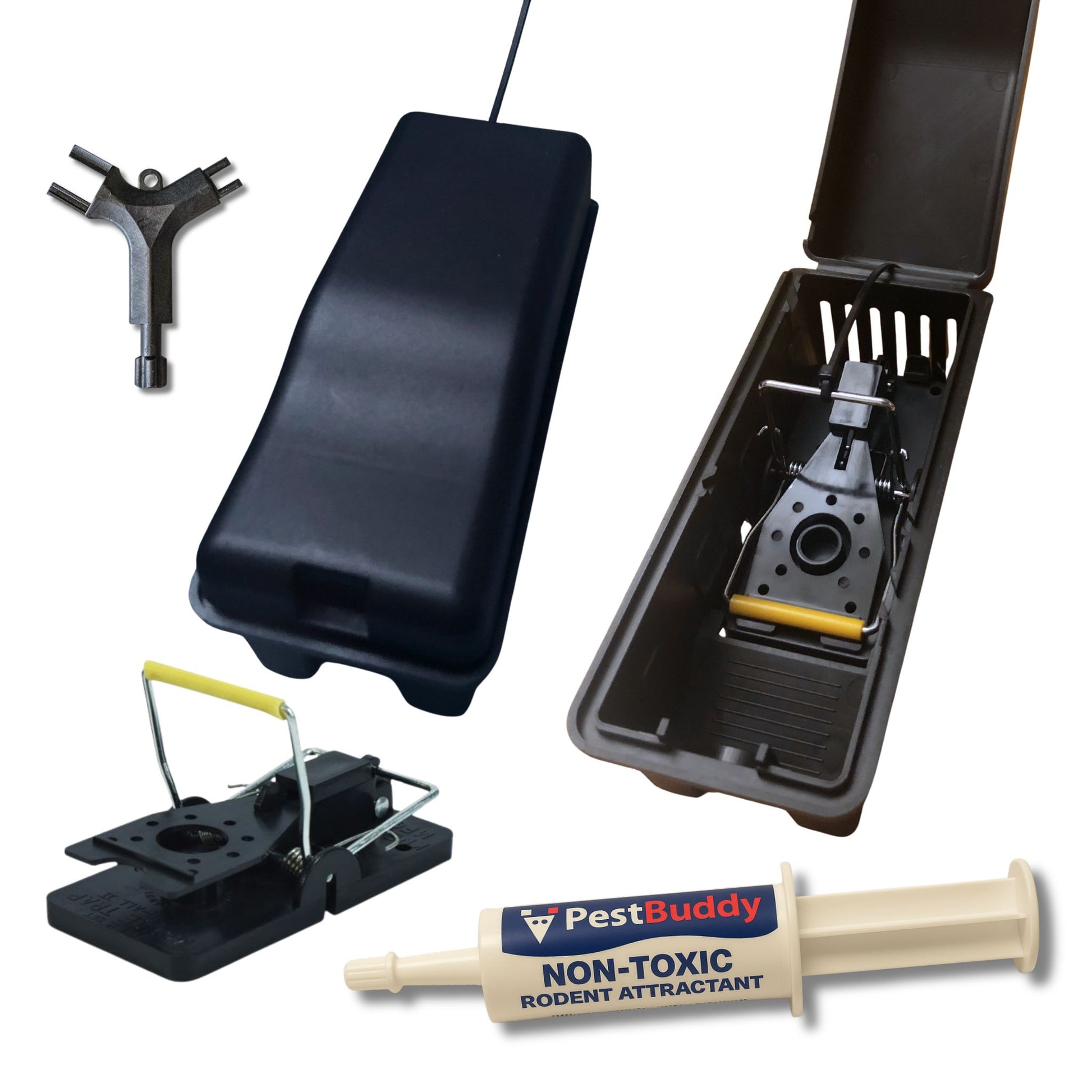 PestBuddy Easy-to-Set Powerful Mouse Trap Kit