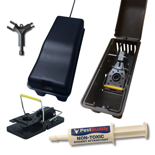 PestBuddy Easy-to-Set Powerful Mouse Trap Kit