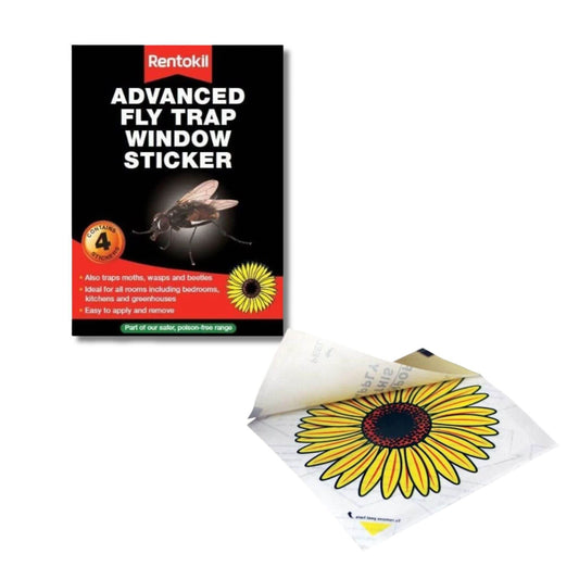Rentokil Advanced Fly Trap Window Sticker - Box and Sticker