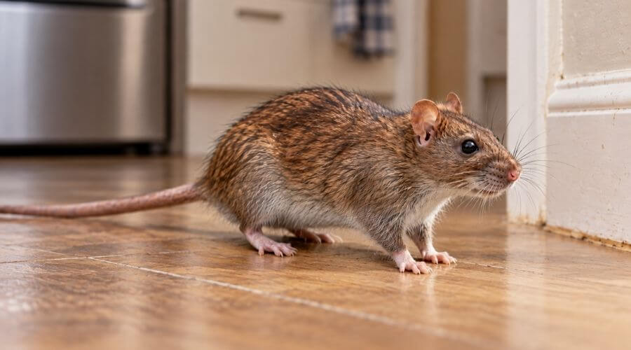 Rat in the kitchen
