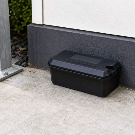 Compact Rat Bait Station Outdoors