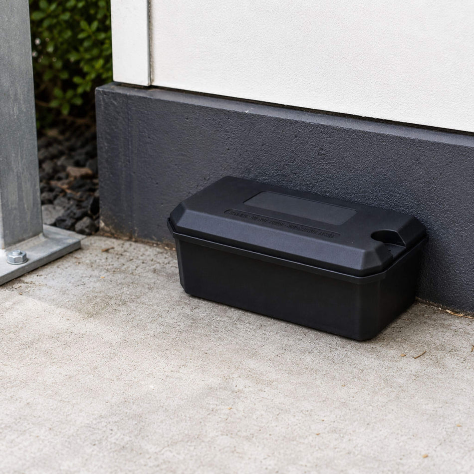 Compact Rat Bait Station Outdoors