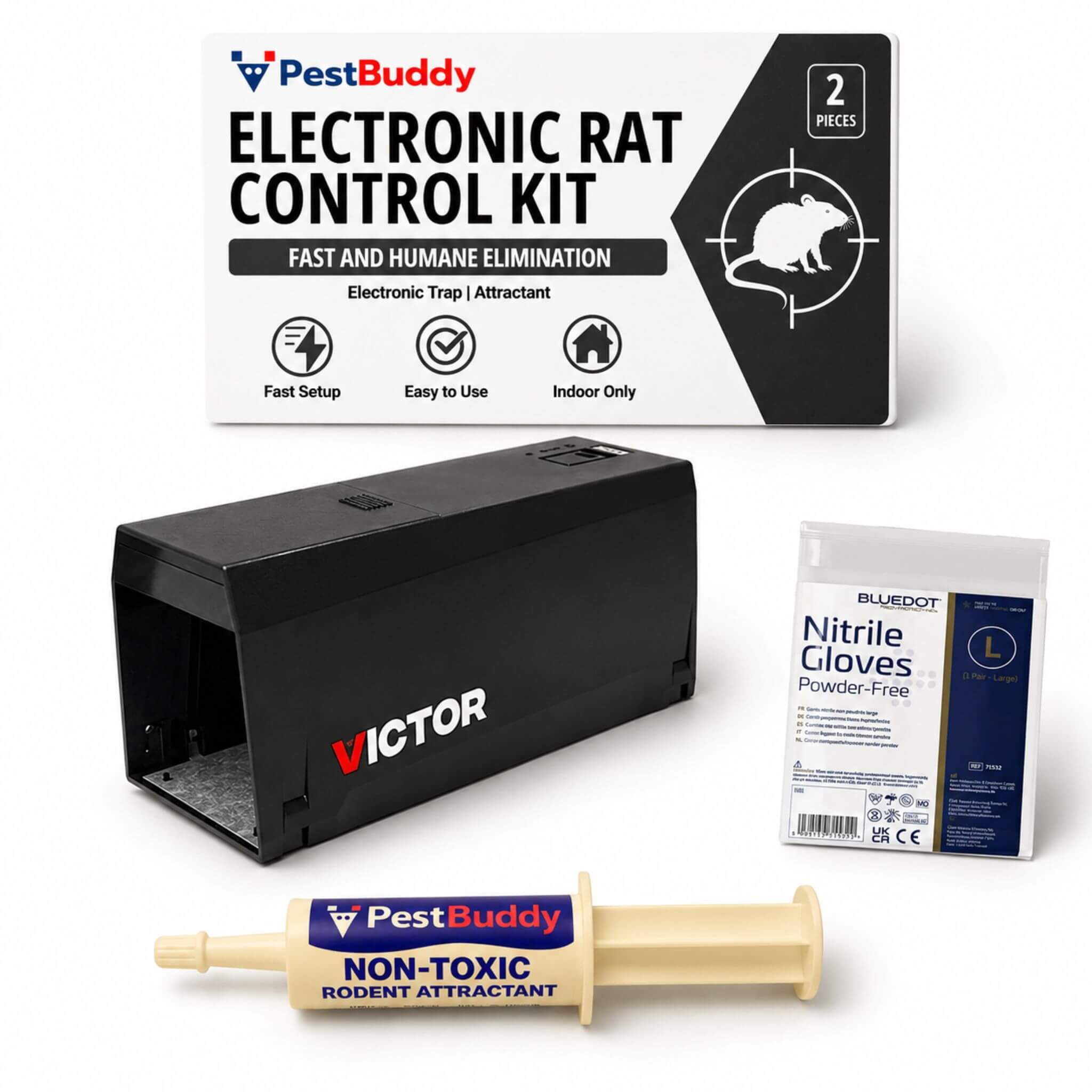 Electronic Rat Control Kit – Easy Setup, Humane Elimination