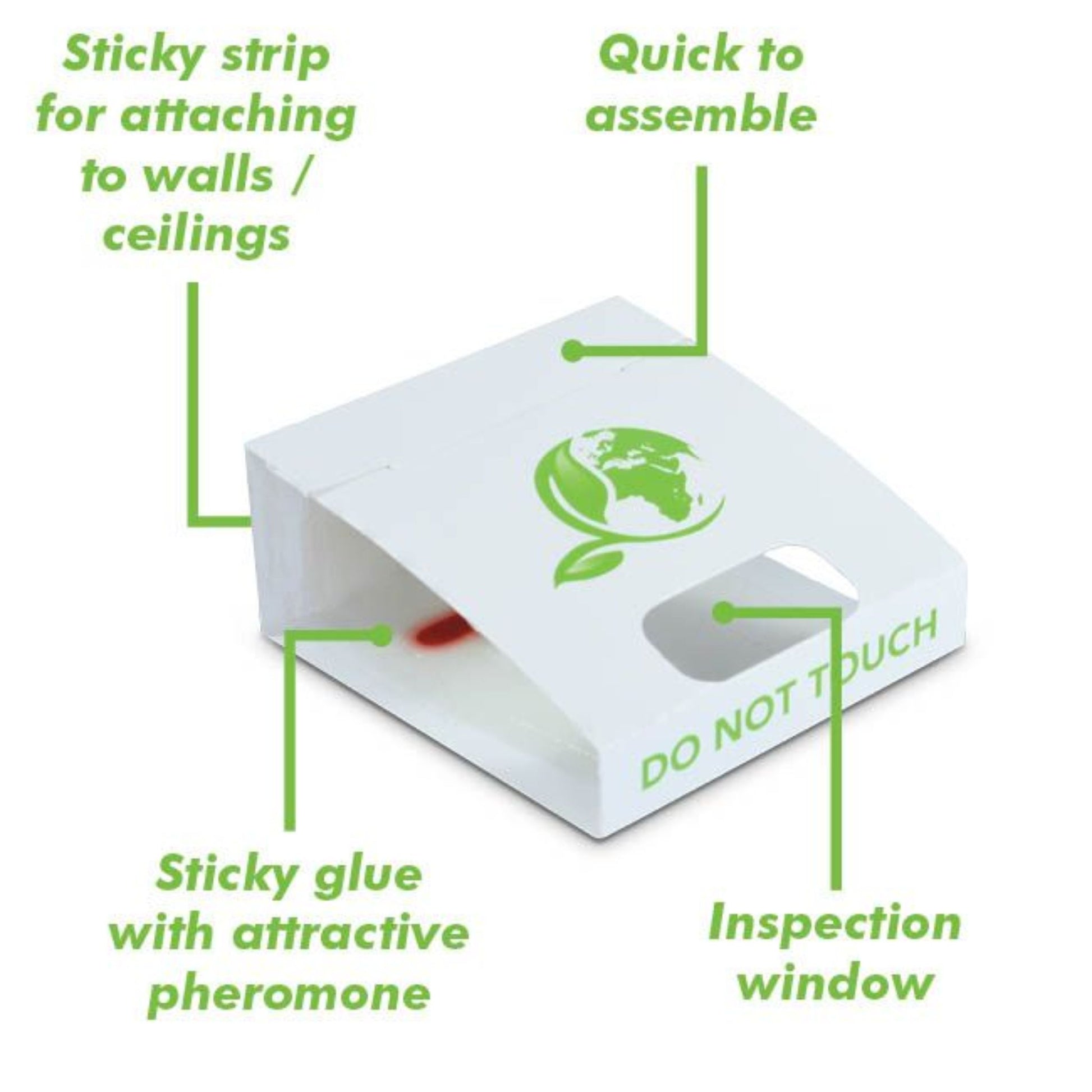 Eradi-Trap Insect Monitoring trap features