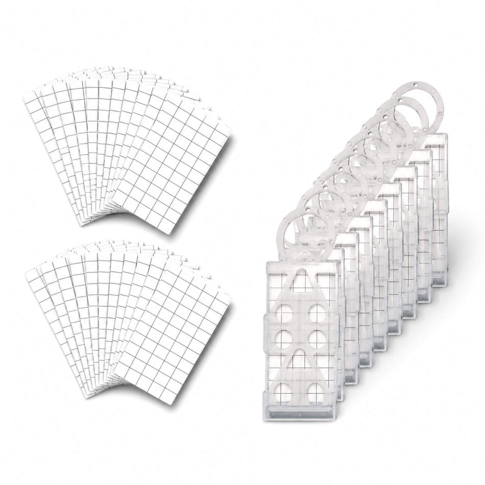 Eradisect Clothes Moth Trap Kit – Safe, Non-Toxic – 20 Pads & 10 Hangers