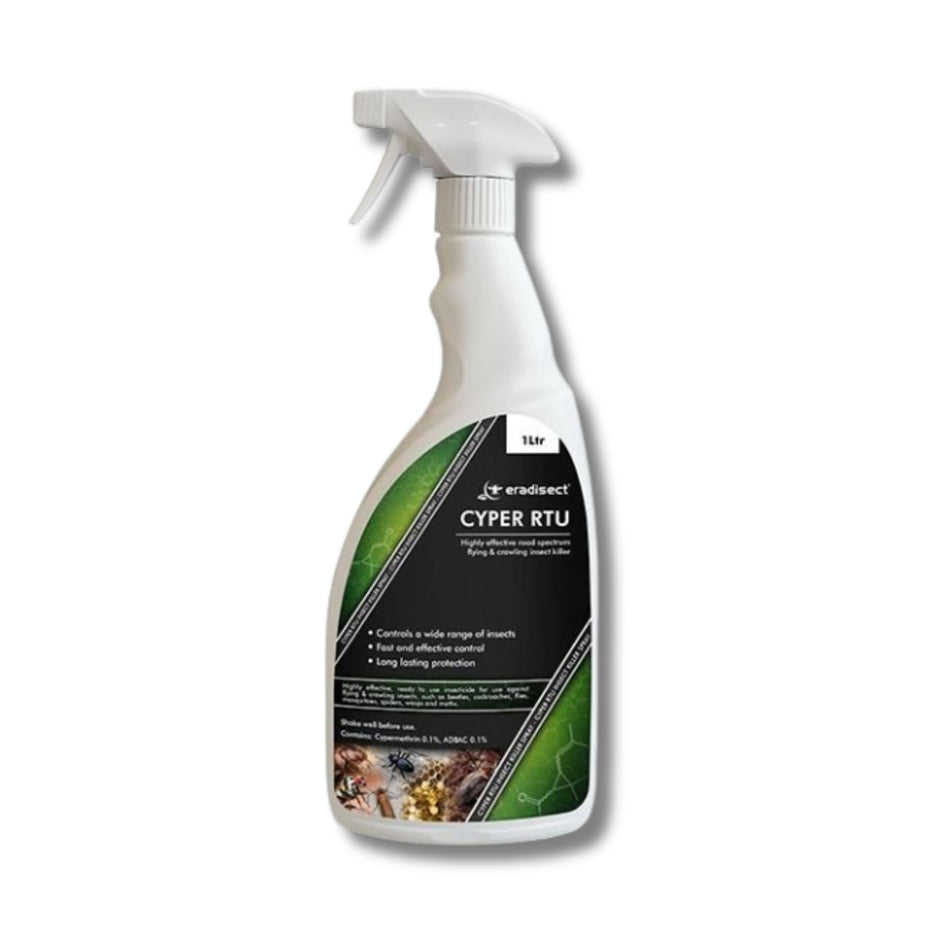 Eradisect Cyper RTU Insect Spray – Fast Knock-Down Control – 1L
