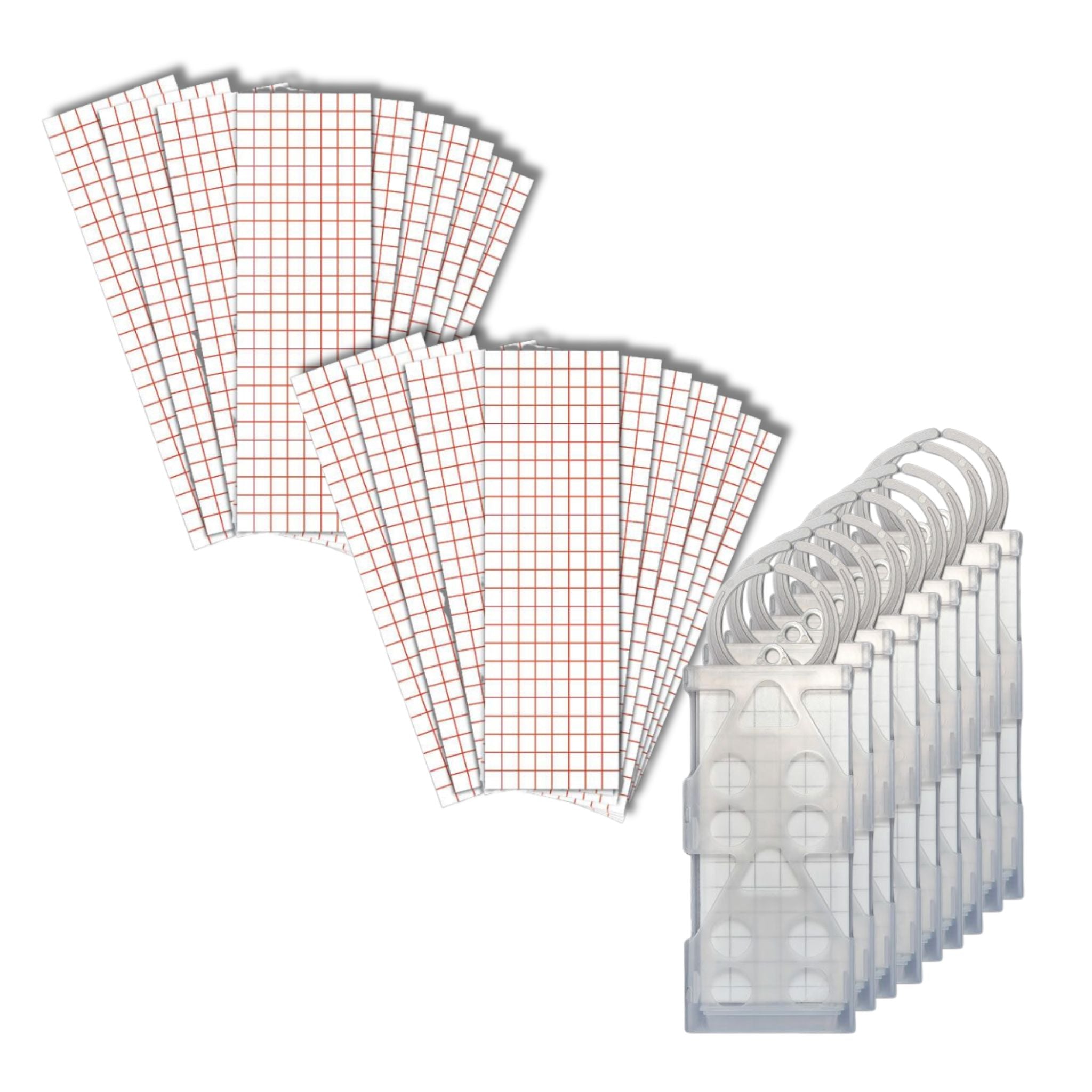 Eradisect Pantry Moth Trap Kit – Safe, Non-Toxic – 20 Pads & 10 Hangers
