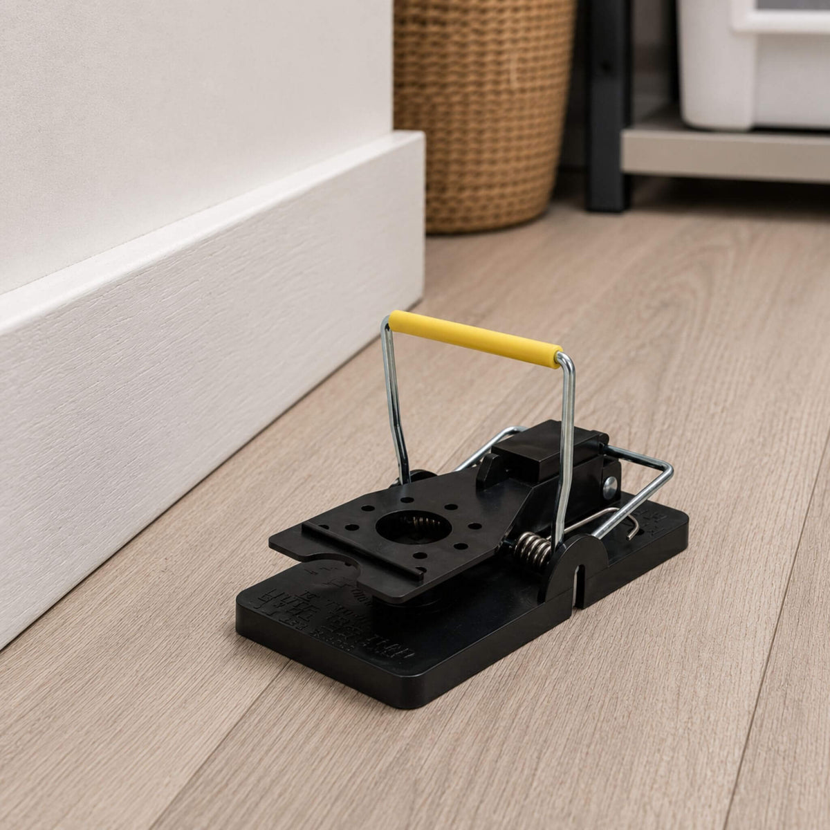 Mouse Snap Trap in Home Setting