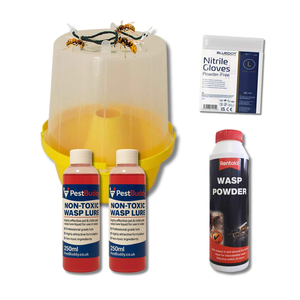 Outdoor Wasp Nest Removal Kit – Targets Nests, Easy Application