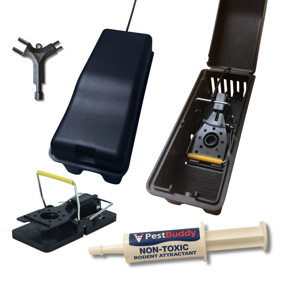PestBuddy Easy-to-Set Powerful Mouse Trap Kit