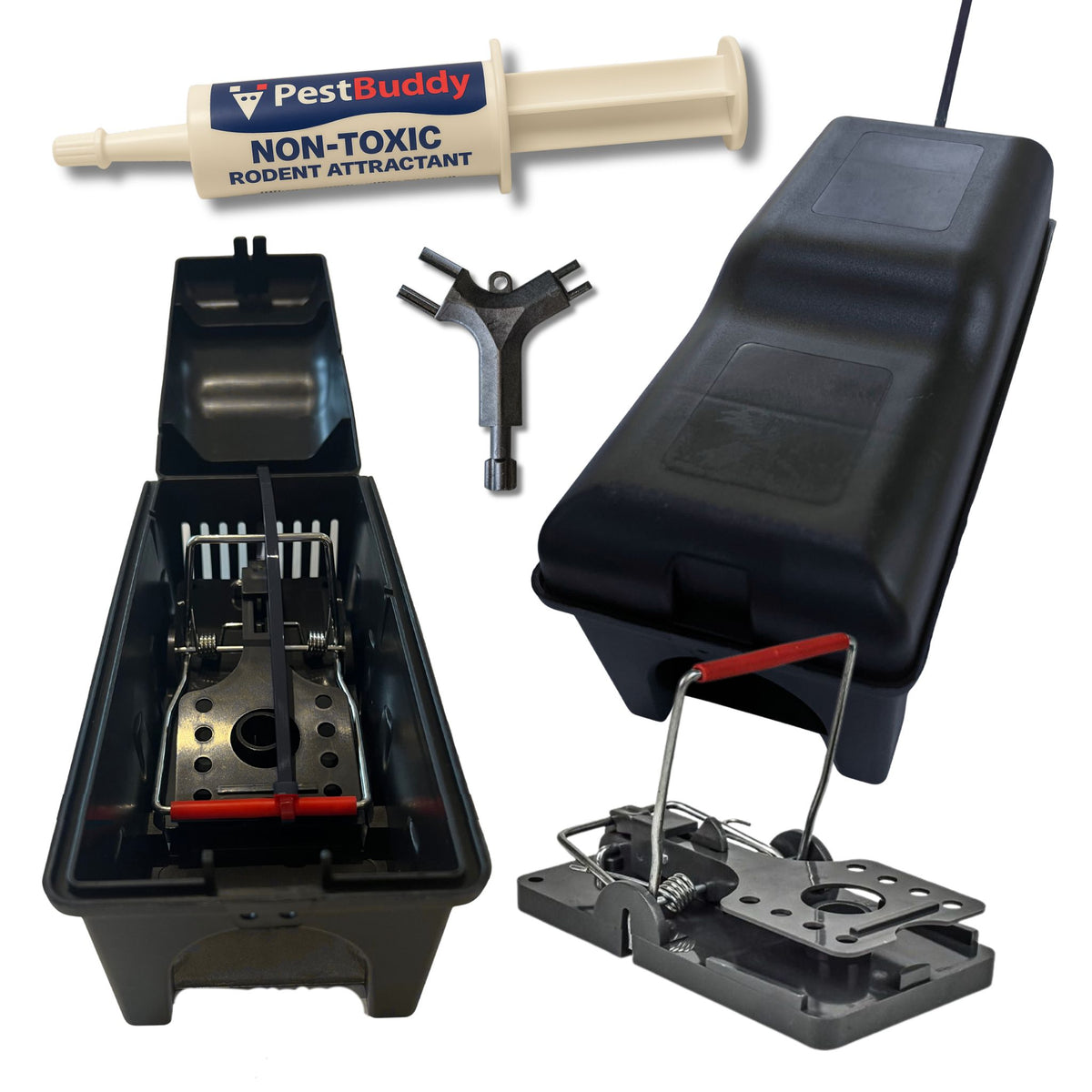 PestBuddy Easy-to-Set Powerful Rat Trap Kit