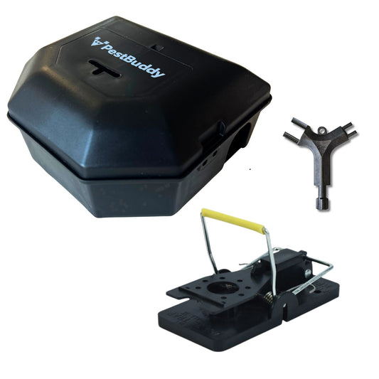 PestBuddy Mouse Snap Trap & Box Kit – Easy Setup, Fast Results