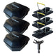 Set of PestBuddy mouse traps on a white background