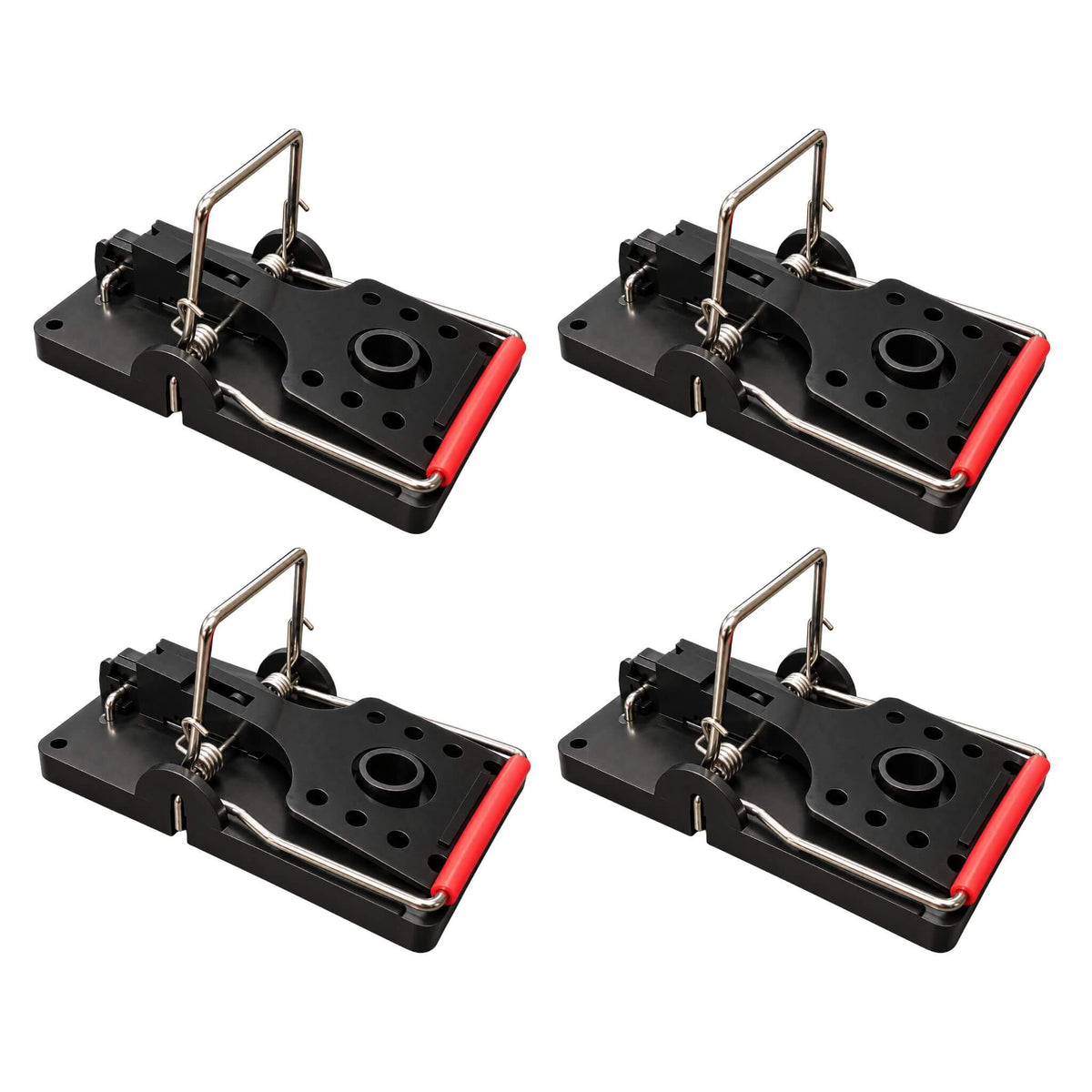 PestBuddy Rat Snap Traps - Reliable, Reusable - 4 Pack