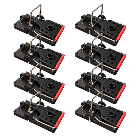 PestBuddy Rat Snap Traps - Reliable, Reusable - 8 Pack