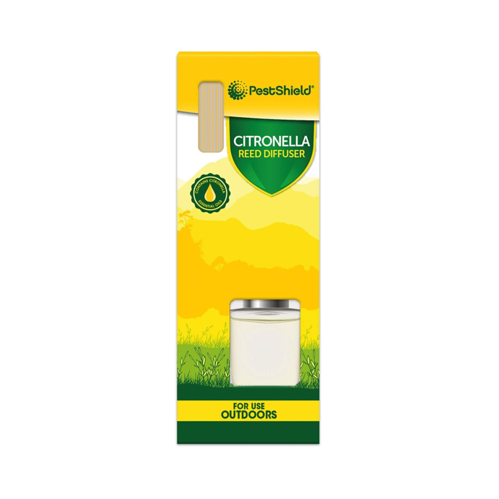PestShield Citronella Reed Diffuser – Outdoor Insect Repellent – 30ml