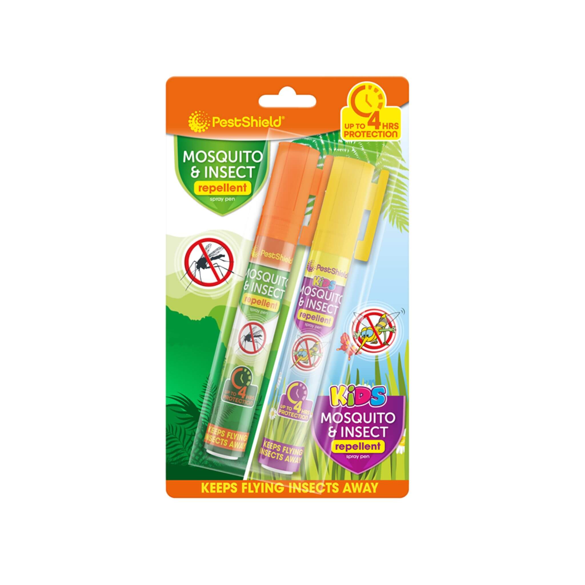 PestShield Mosquito & Insect Spray Pens – Pocket Bite Protection – 10ml 2 Pack