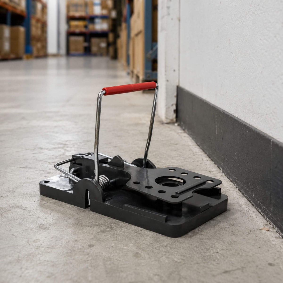 Rat Snap Trap in Warehouse