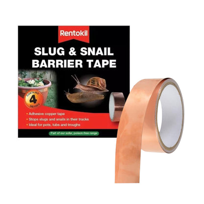 Rentokil Slug and Snail Barrier Tape for Gardens