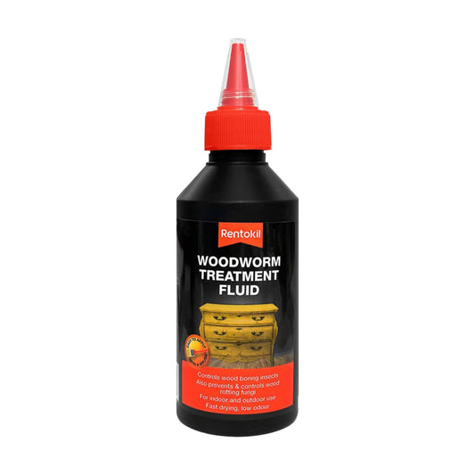 Rentokil Woodworm Treatment Fluid For Indoor & Outdoor Use 250ml