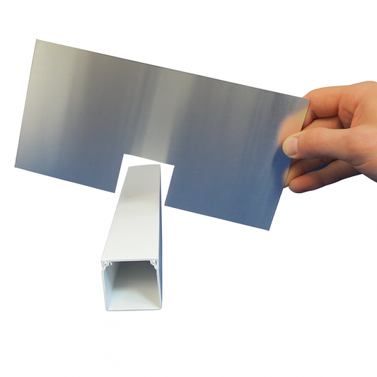 Rodent Aluminium Proofing Plate 250mm x 120mm in action