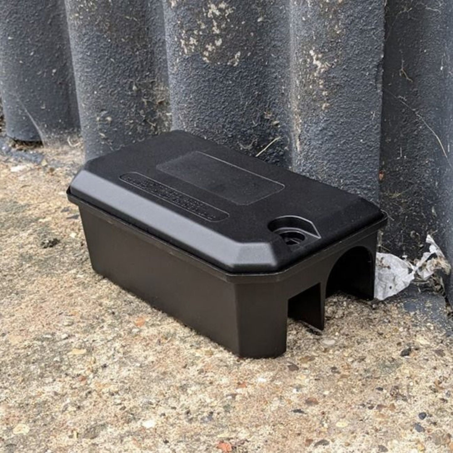 Rotech Compact Rat Bait Station – Discreet, Tamper-Resistant - In Action 1