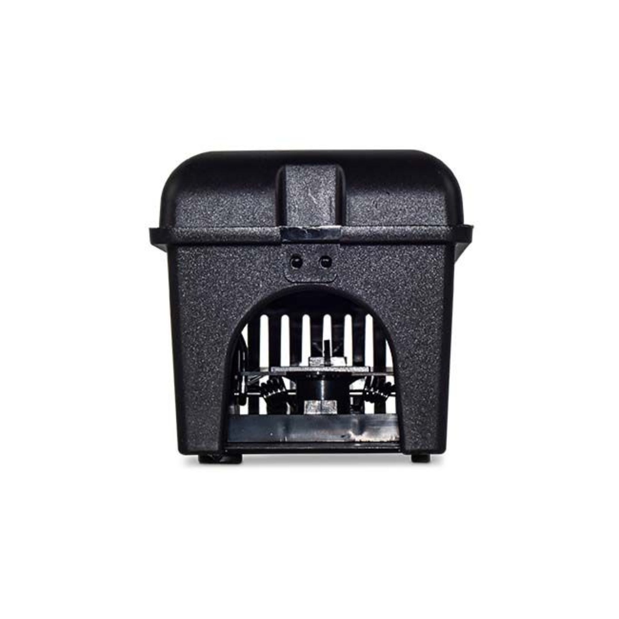Rotech Compact, Lockable Rat Bait & Trap Station - Back with Trap