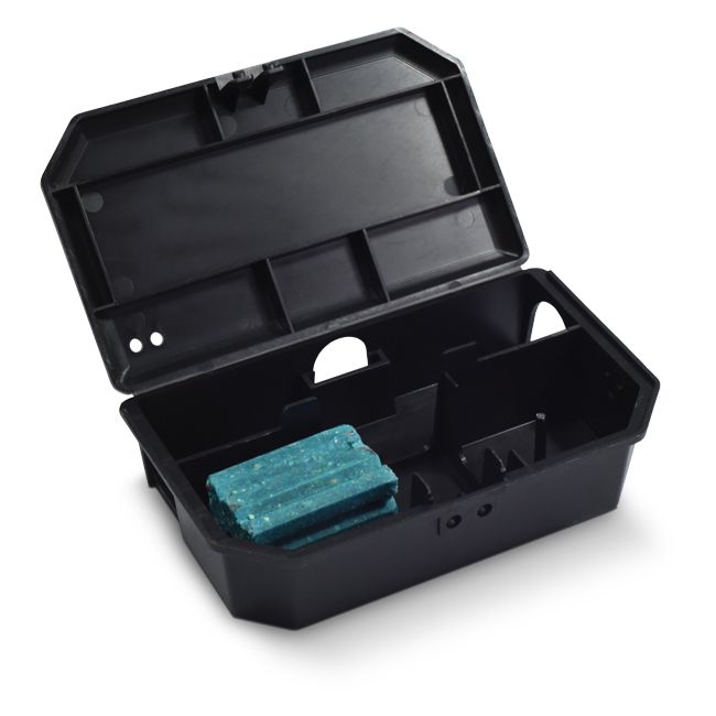 Rotech NG Mouse Bait Box – Compact, Tamper-Resistant - With Block Bait 2