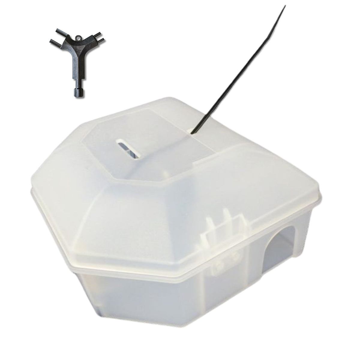 Rotech Ready-to-Use Mouse Trap & Secure Box With Unikey