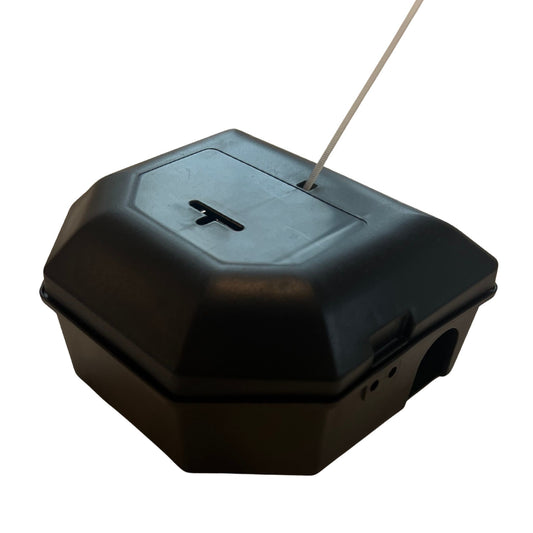 Rotech Ready-to-Use Mouse Trap & Secure Box With Unikey - Black