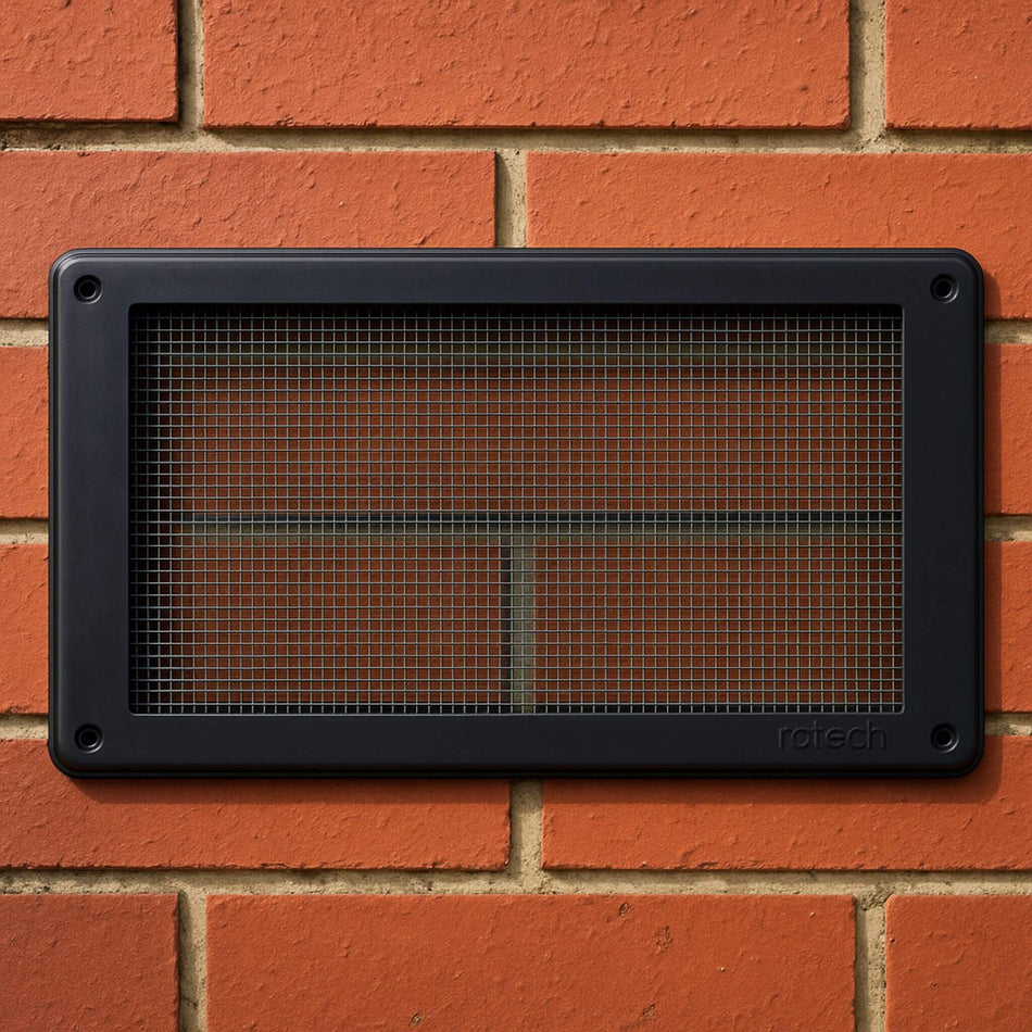 Rotech VentMesh Air Brick Cover - Medium Black
