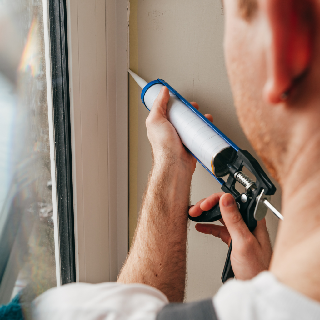 Sealing windows to prevent insects