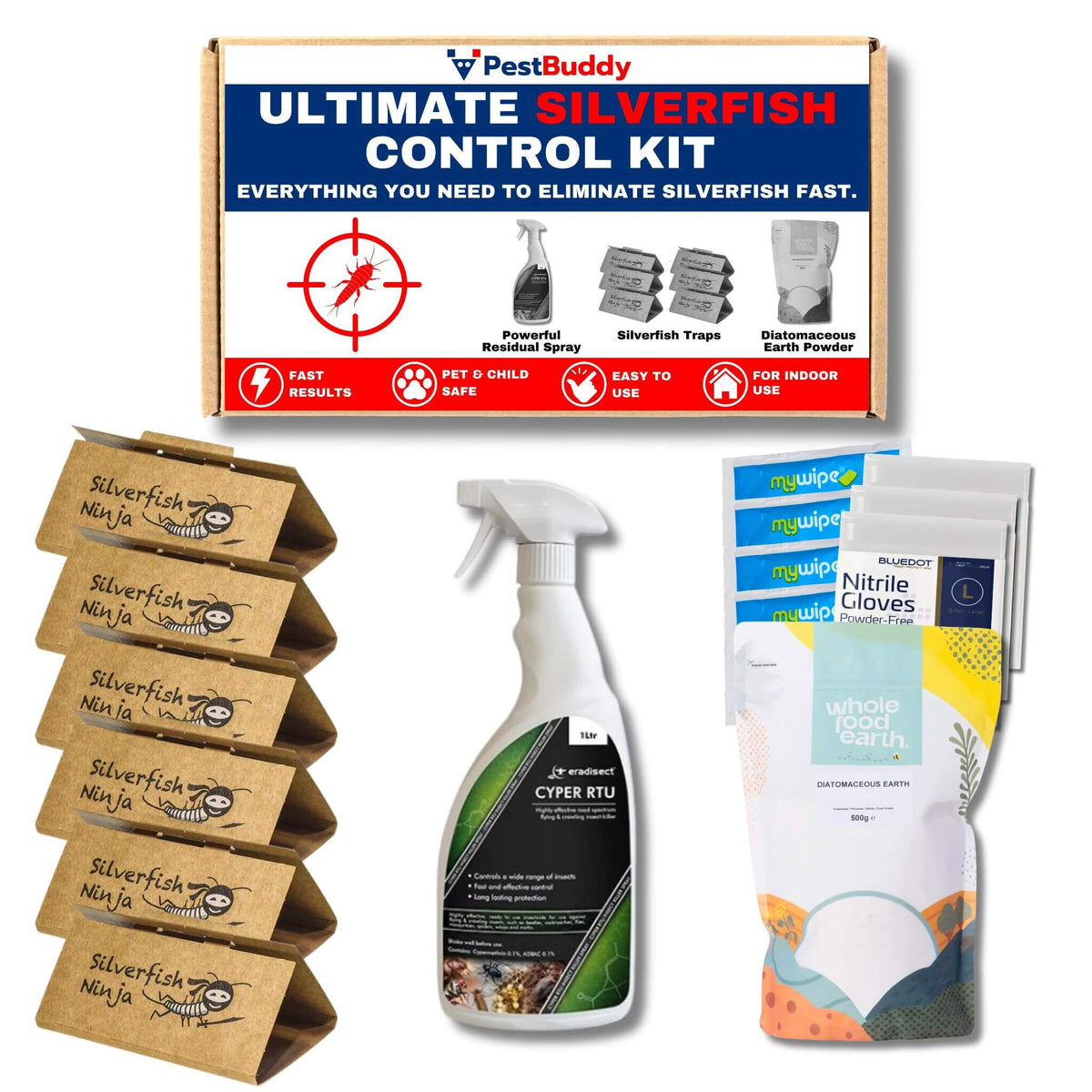 Ultimate Silverfish Control Kit
